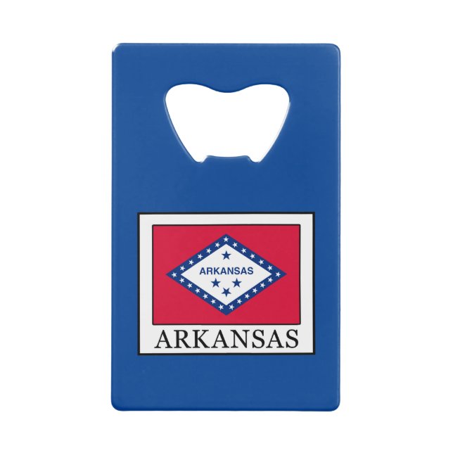 Abrebotellas De Tarjeta De Crédito Arkansas (Anverso)