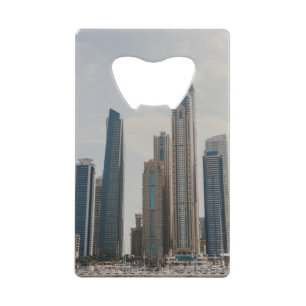 Abrebotellas De Tarjeta De Crédito Arquitectura de Dubai Marina