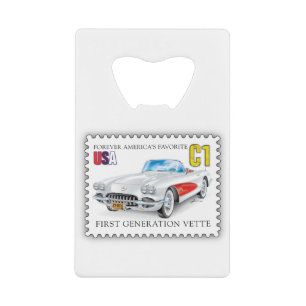 ABREBOTELLAS DE TARJETA DE CRÉDITO ARTE AUTOMÓVIL C-ONE