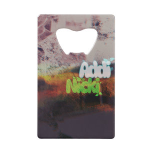 Abrebotellas De Tarjeta De Crédito Arte de la portada del álbum de Addi Nicki