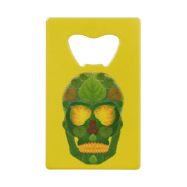 Abrebotellas De Tarjeta De Crédito Aspen Leaf Skull 9