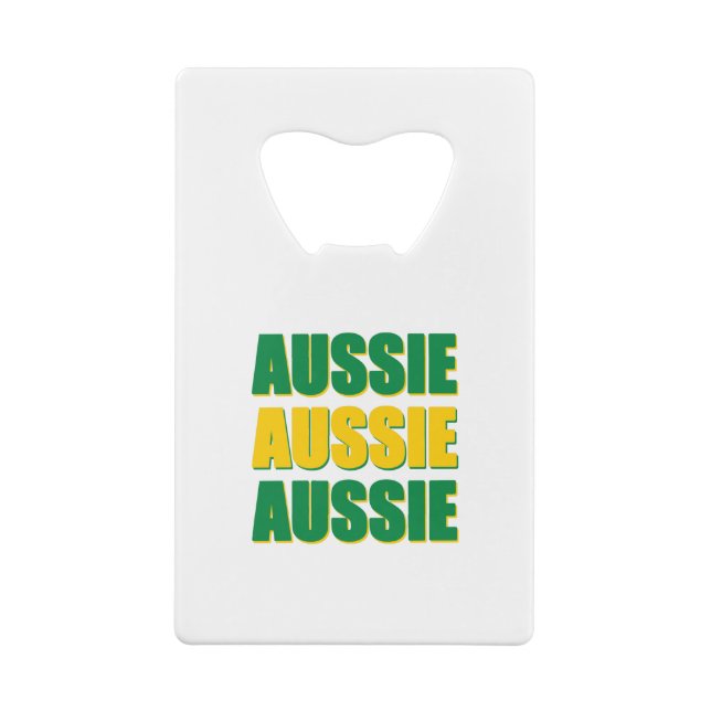Abrebotellas De Tarjeta De Crédito Aussie Aussie (Reverso)