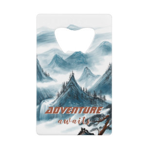 Abrebotellas De Tarjeta De Crédito Aventura clásica Inspiradora