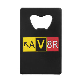 Abrebotellas De Tarjeta De Crédito Aviador - AV8R -