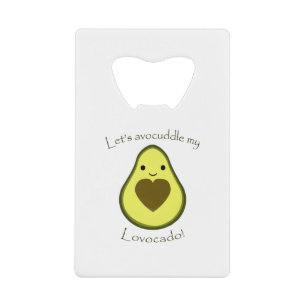 Abrebotellas De Tarjeta De Crédito Avocuddle My Lavocado Kawaii