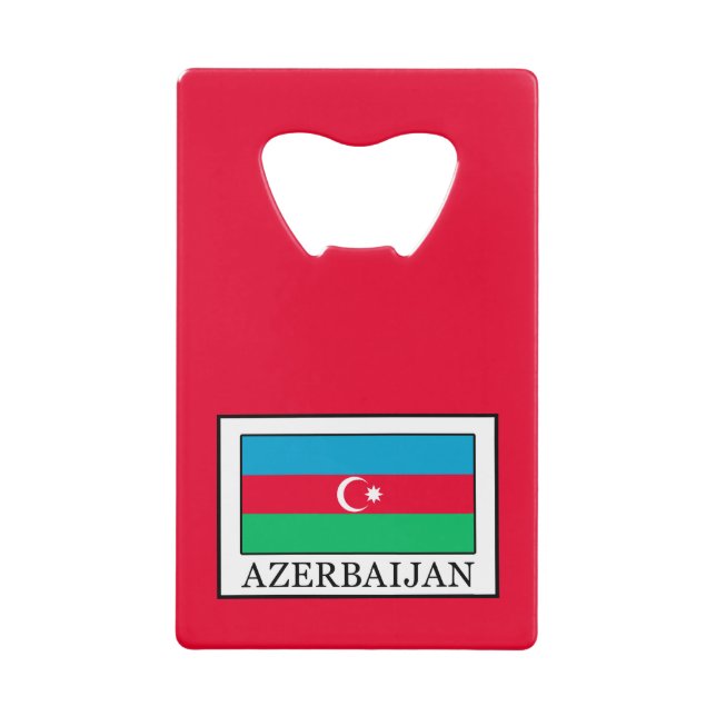 Abrebotellas De Tarjeta De Crédito Azerbaiyán (Anverso)