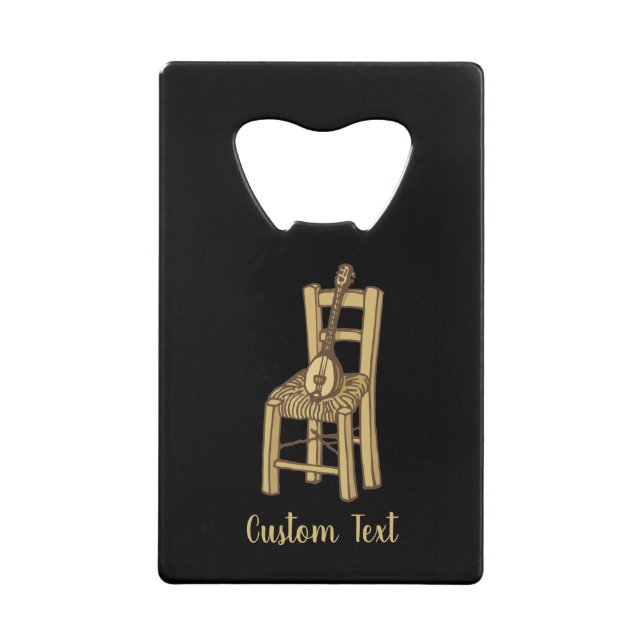 Abrebotellas De Tarjeta De Crédito Baglama sobre la presidencia (Anverso)