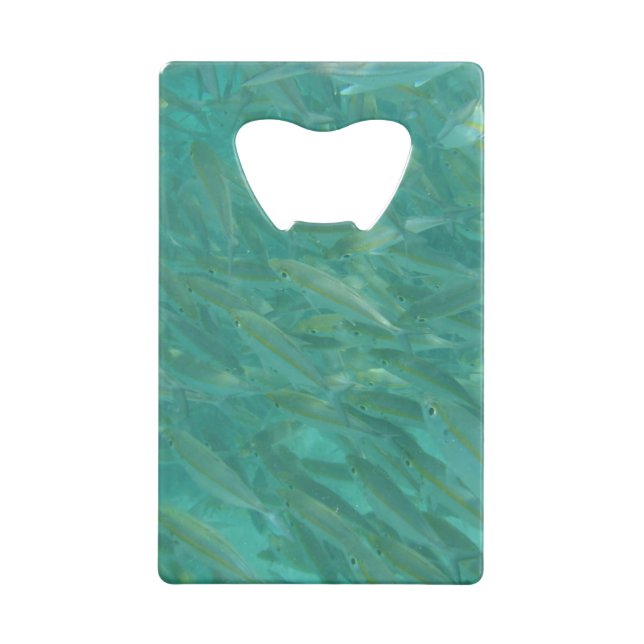Abrebotellas De Tarjeta De Crédito Bajío de pescados (Reverso)