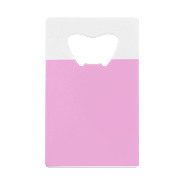 Abrebotellas De Tarjeta De Crédito Baker Miller Pink (Anverso)