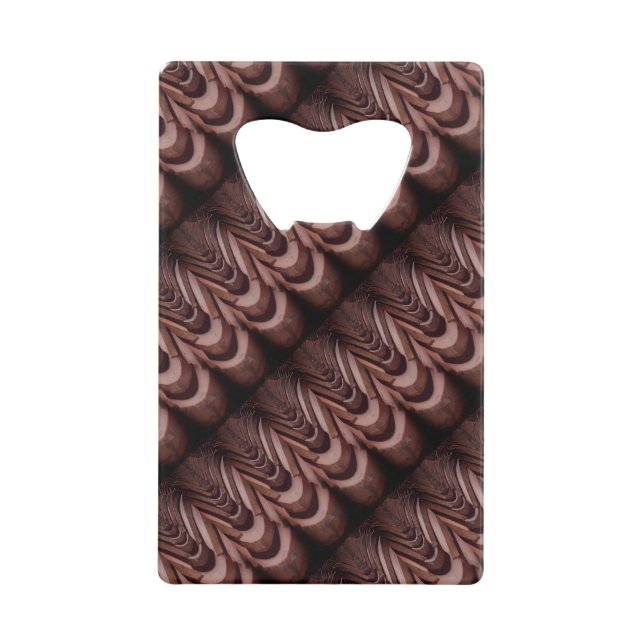 Abrebotellas De Tarjeta De Crédito Baldosas rústicas con perspectiva única (Anverso)