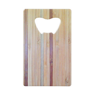 Abrebotellas De Tarjeta De Crédito Bambú