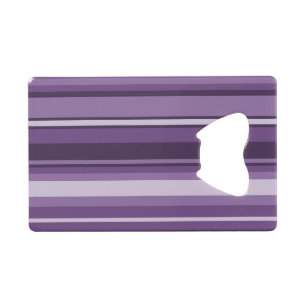 Abrebotellas De Tarjeta De Crédito Bandas de lavanda