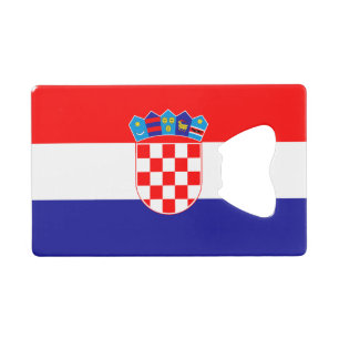 Abrebotellas De Tarjeta De Crédito Bandera croata