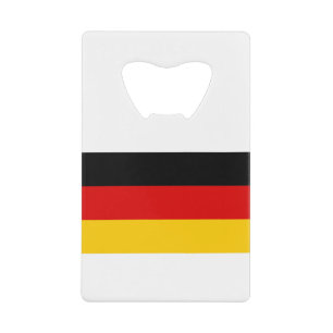 Abrebotellas De Tarjeta De Crédito Bandera de Alemania