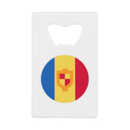 Abrebotellas De Tarjeta De Crédito Bandera de Andorra