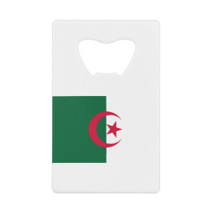 Abrebotellas De Tarjeta De Crédito Bandera de Argelia