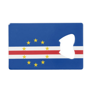 Abrebotellas De Tarjeta De Crédito Bandera de Cabo Verde