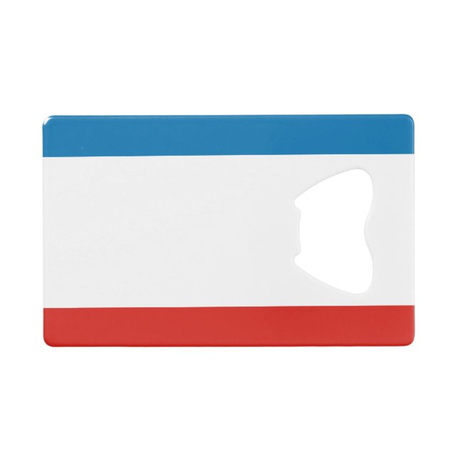 Abrebotellas De Tarjeta De Crédito Bandera de Crimea (Anverso (Horizontal))