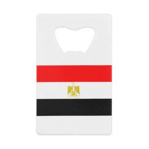 Abrebotellas De Tarjeta De Crédito Bandera de Egipto
