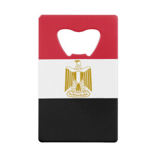 Abrebotellas De Tarjeta De Crédito Bandera de Egipto