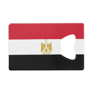 Abrebotellas De Tarjeta De Crédito Bandera de Egipto