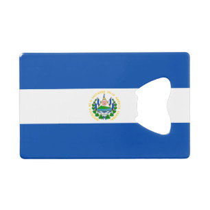 Abrebotellas De Tarjeta De Crédito Bandera de El Salvador