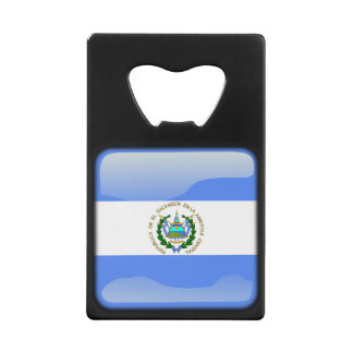 Abrebotellas De Tarjeta De Crédito Bandera de El Salvador