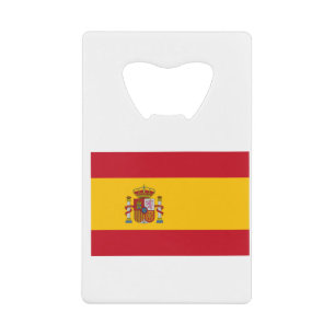 Abrebotellas De Tarjeta De Crédito Bandera de España