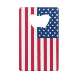 Abrebotellas De Tarjeta De Crédito Bandera de Estados Unidos