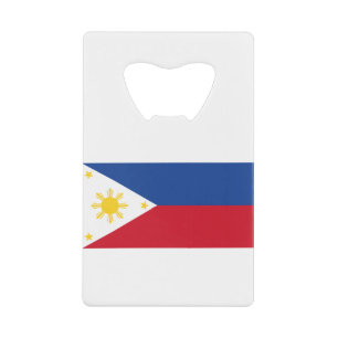 Abrebotellas De Tarjeta De Crédito Bandera de Filipinas