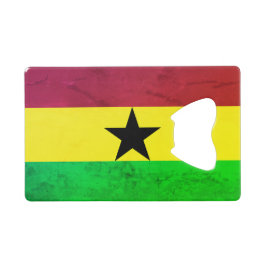 Abrebotellas De Tarjeta De Crédito Bandera de Ghana (África occidental)