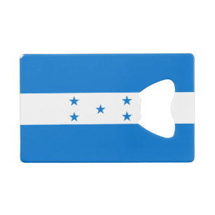 Abrebotellas De Tarjeta De Crédito Bandera de Honduras
