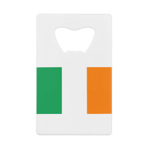 Abrebotellas De Tarjeta De Crédito Bandera de Irlanda