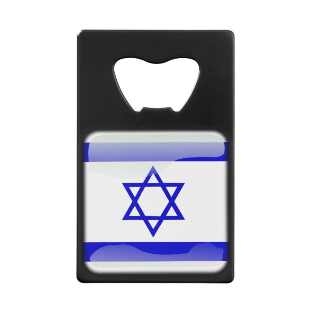 Abrebotellas De Tarjeta De Crédito Bandera_de_Israel (Anverso)
