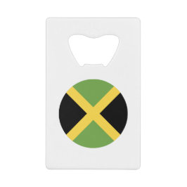 Abrebotellas De Tarjeta De Crédito Bandera de Jamaica