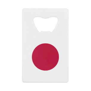 Abrebotellas De Tarjeta De Crédito Bandera de Japón