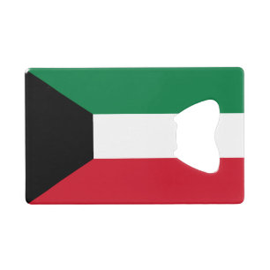 Abrebotellas De Tarjeta De Crédito Bandera de Kuwait