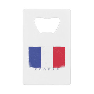 Abrebotellas De Tarjeta De Crédito Bandera de la República Francesa