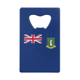 Abrebotellas De Tarjeta De Crédito Bandera de las Islas Vírgenes Británicas