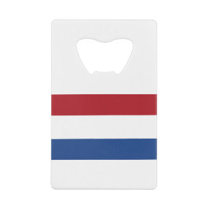 Abrebotellas De Tarjeta De Crédito Bandera de los Países Bajos