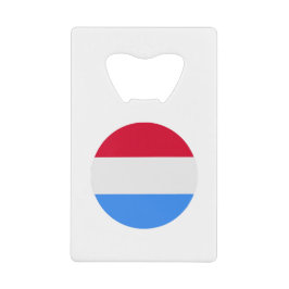 Abrebotellas De Tarjeta De Crédito Bandera de Luxemburgo
