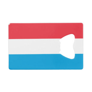 Abrebotellas De Tarjeta De Crédito Bandera de Luxemburgo