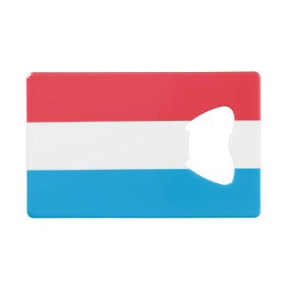 Abrebotellas De Tarjeta De Crédito Bandera de Luxemburgo
