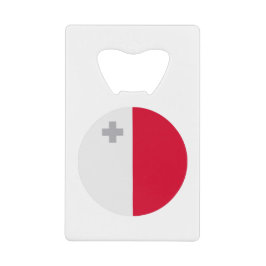 Abrebotellas De Tarjeta De Crédito Bandera de Malta