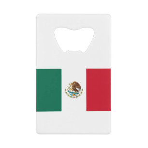 Abrebotellas De Tarjeta De Crédito Bandera de México
