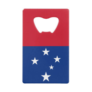 Abrebotellas De Tarjeta De Crédito Bandera de Samoa