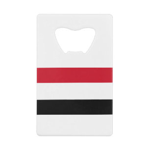 Abrebotellas De Tarjeta De Crédito Bandera de Yemen