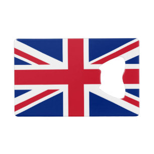 Abrebotellas De Tarjeta De Crédito Bandera del Reino Unido