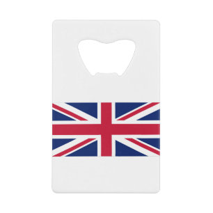 Abrebotellas De Tarjeta De Crédito Bandera del Reino Unido