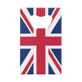 Abrebotellas De Tarjeta De Crédito Bandera del Reino Unido